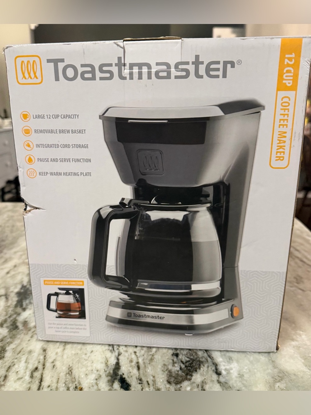 Toastmaster Coffee Maker 12 Cup NWT